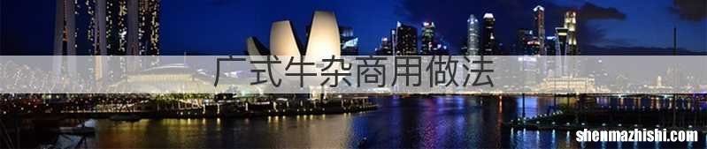 广式牛杂商用做法