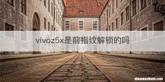 vivoz5x是前指纹解锁的吗