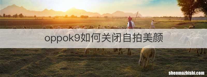 oppok9如何关闭自拍美颜