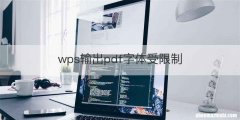 wps输出pdf字体受限制