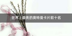 世界上最贵的奥特曼卡片前十名