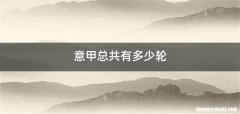 意甲总共有多少轮