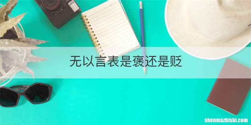 无以言表是褒还是贬