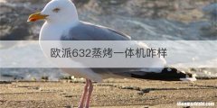 欧派632蒸烤一体机咋样