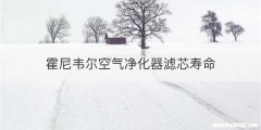 霍尼韦尔空气净化器滤芯寿命
