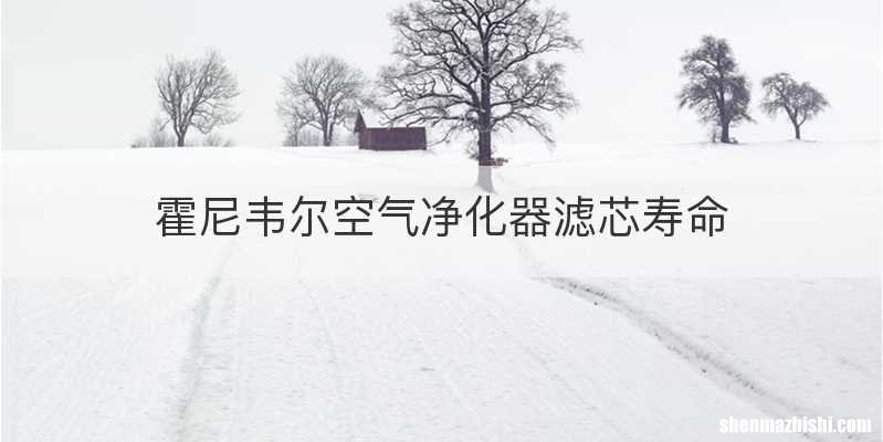 霍尼韦尔空气净化器滤芯寿命