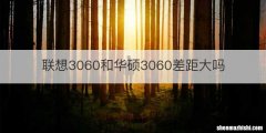 联想3060和华硕3060差距大吗