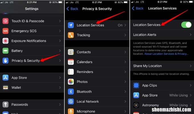 如何解决iPhone中的位置不可用问题？