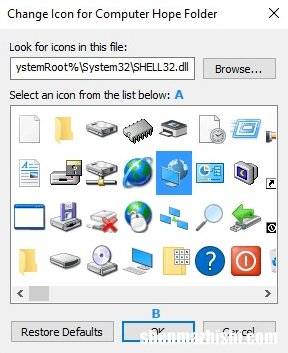 如何更改 Windows 中文件夹的图标