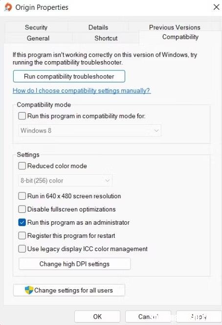 如何在Windows电脑上修复Origin错误65546:0