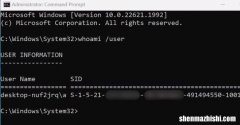 如何在Windows11中查找任何用户的SID