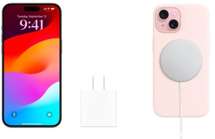 苹果15盒子里没有充电器?如何给iPhone15充电